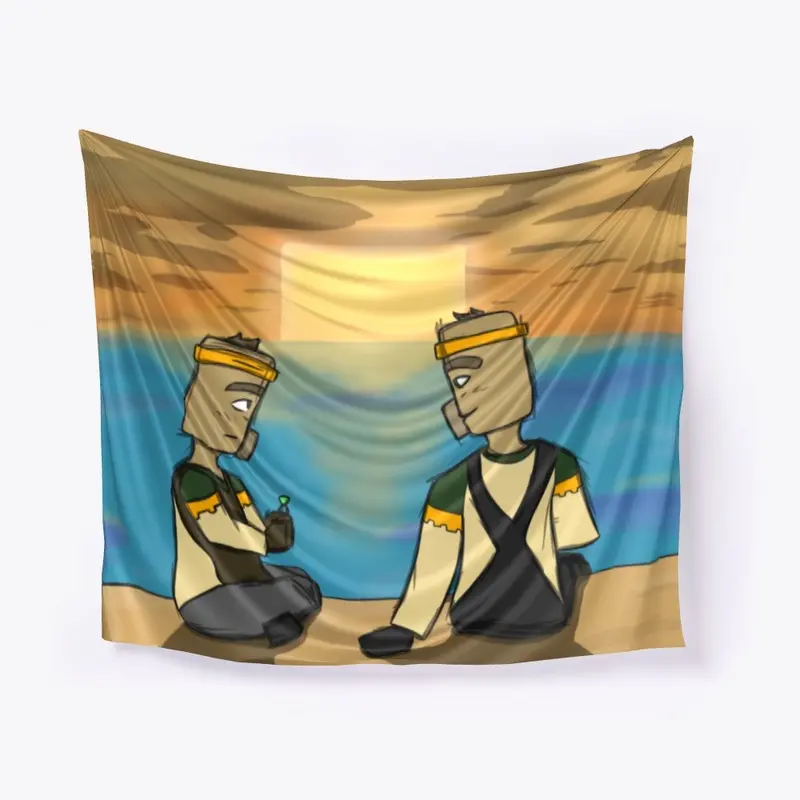 Stephan and Damien Tapestry 